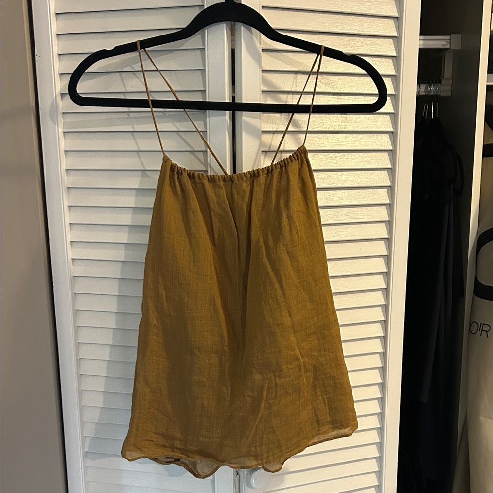 Banana Republic Ramie Camisole | Mustard
